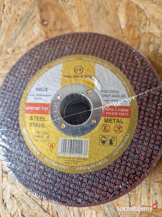 Tarcza do cięcia metalu 125x08mm Falon Tech Inox Głogowa