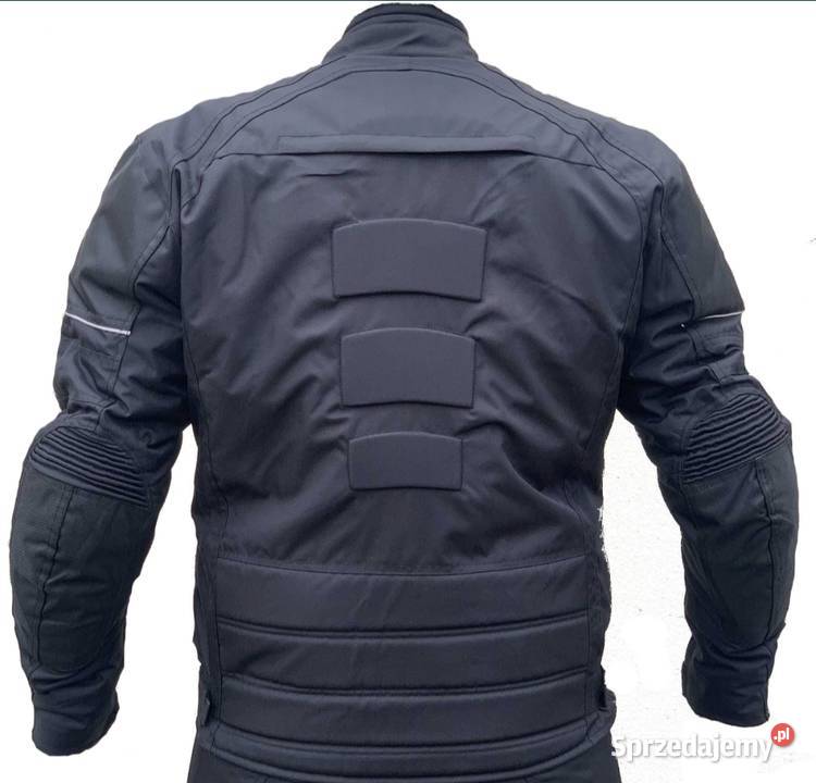 Kurtka motocyklowa czysta czarna uniwersalna Witnica