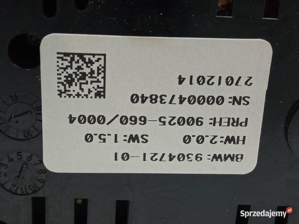 PANEL NAWIEWU 9304721 Bmw Seria 6 III 20122018 świętokrzyskie