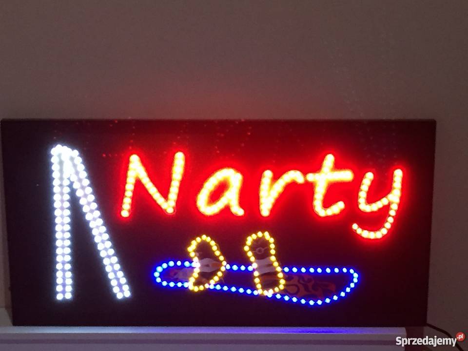 Reklama diodowa LED NARTY 81x40 Pomiechówek