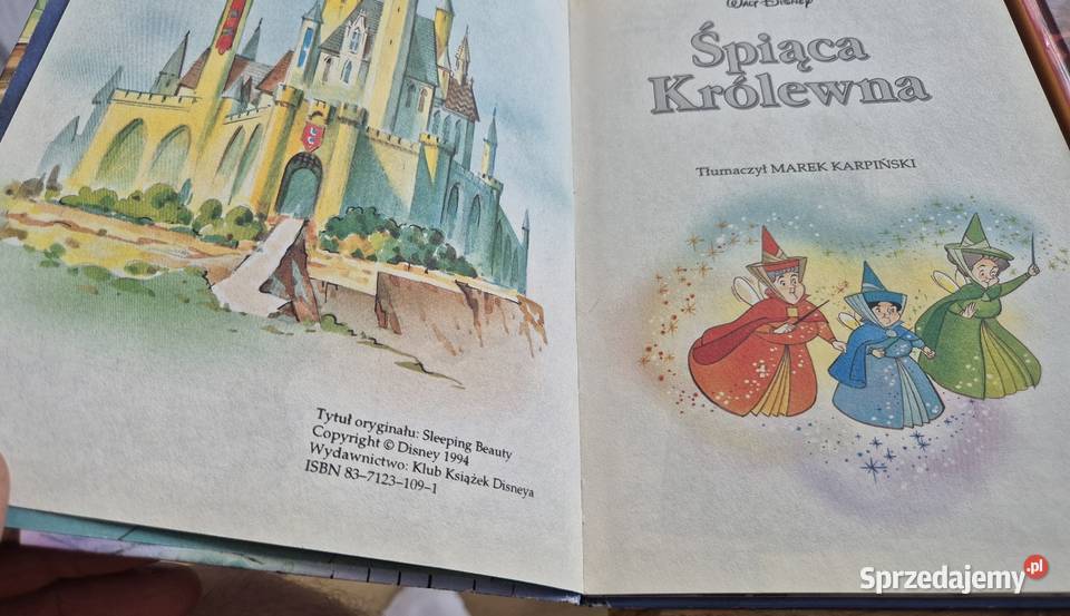 Książki Disney Klub Książek Disneya Śpiąca miękka pomorskie Gdańsk