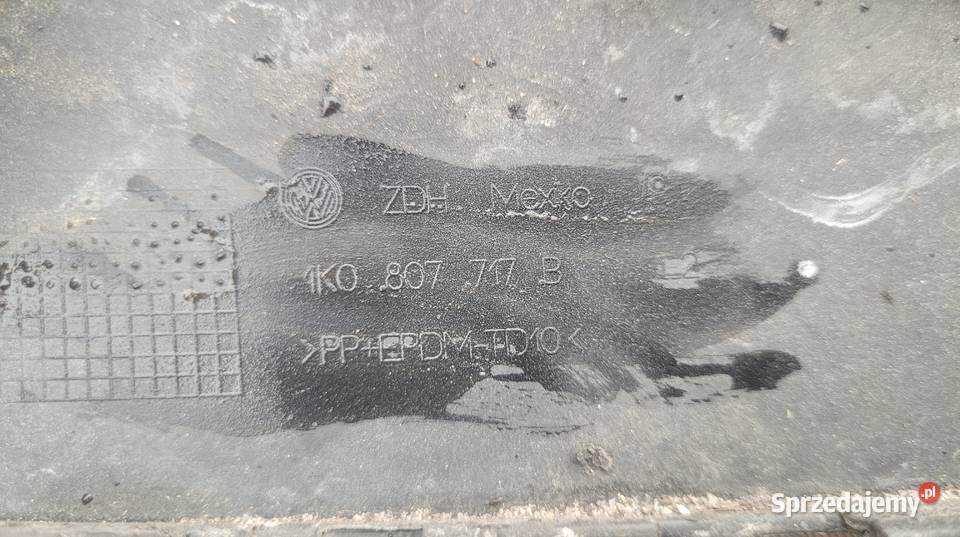 VW GOLF V KOMBI LISTWA ZDERZAKA PRZÓD LEWA osobowe śląskie Ruda Śląska sprzedam