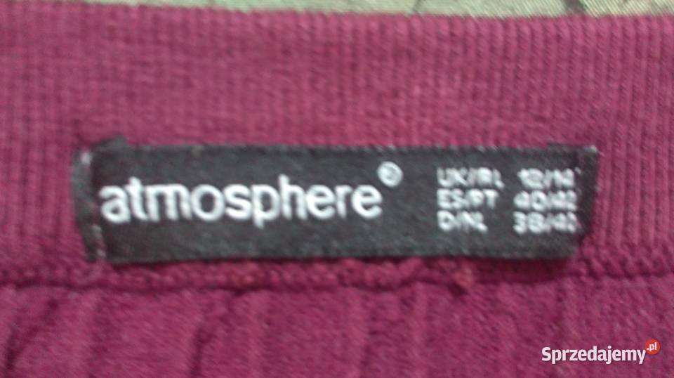 LEGGINSY bordowe RAJTUZY r 4042 Dzianina stan podlaskie Białystok