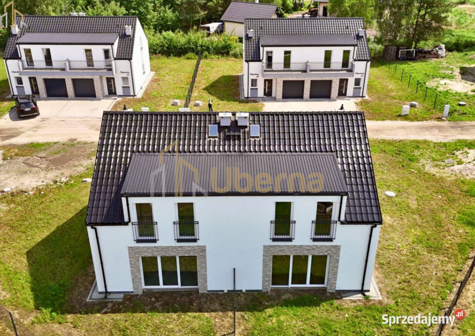 Bliźniak w stanie deweloperskim Białuń