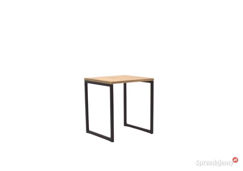 Zestaw 10 stolików nocnych metal dąb odwieczny Żary