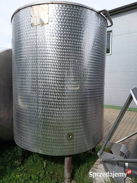 Zbiornik nierdzewny 5000L dwupłaszczowy Dobra