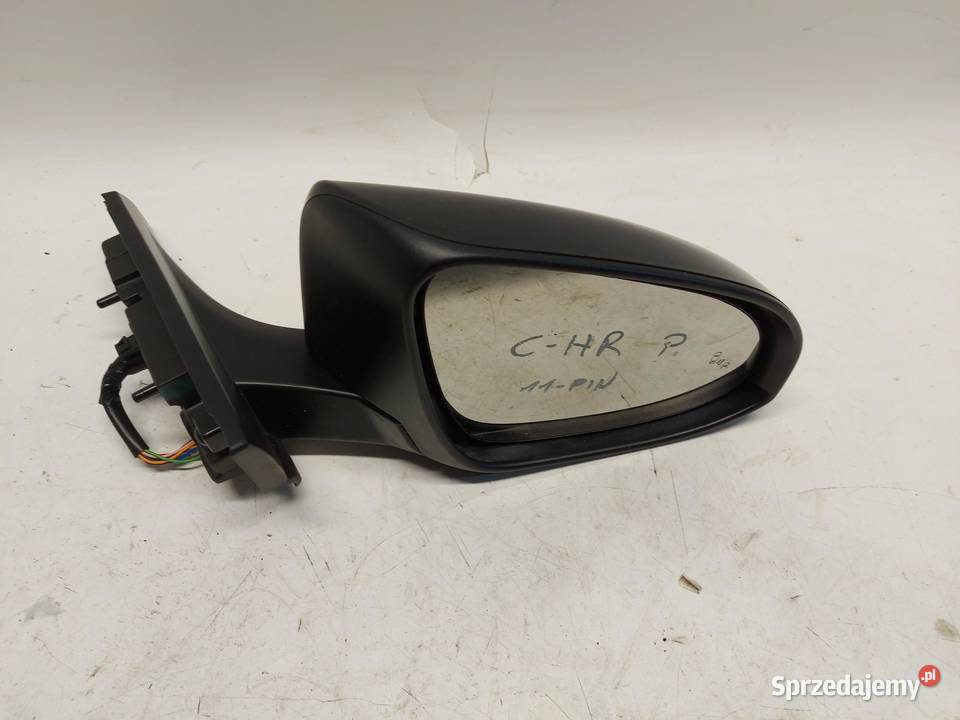 TOYOTA CHR 2019 Lusterko prawe 11 PIN RHD