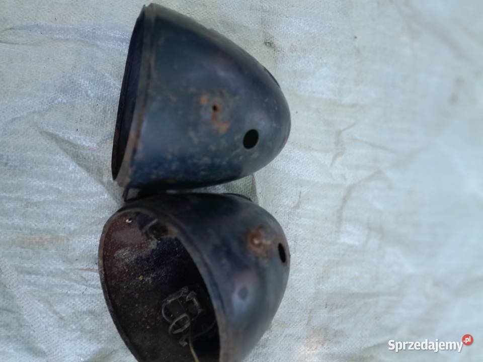 Metalowa lampa przednia wsk dolnośląskie Świerzawa