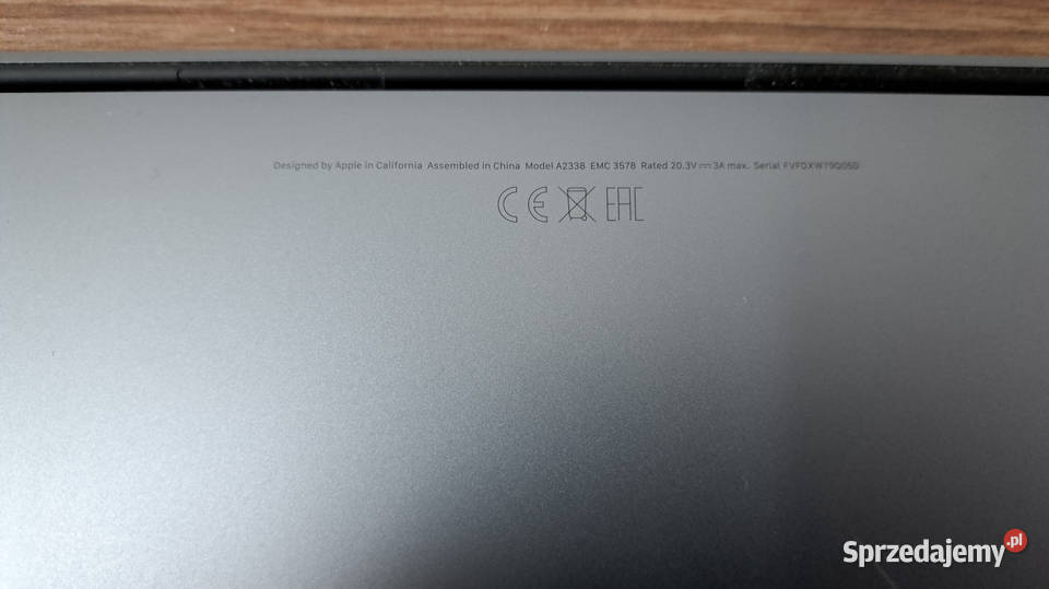 MacBook Pro 13 M1 8 GB 256 GB 2021 A2338 mysz
