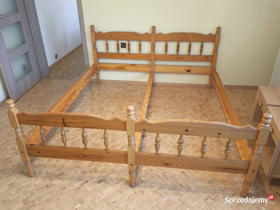 Łóżko drewniane 180x200 Czechowice-Dziedzice sprzedam