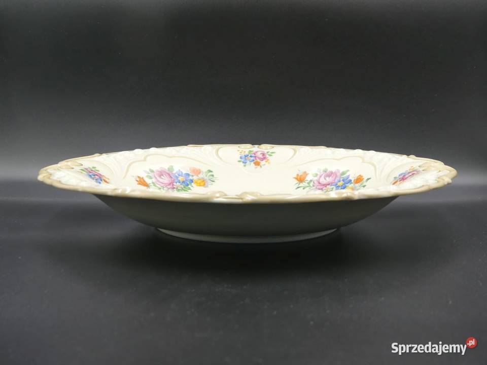 Okazała patera Tułowice Tillowitz średnica 33 wielkopolskie Poznań