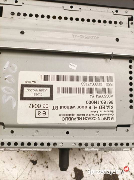 RADIO LIFT 961601H000 Kia Ceed I 20062012