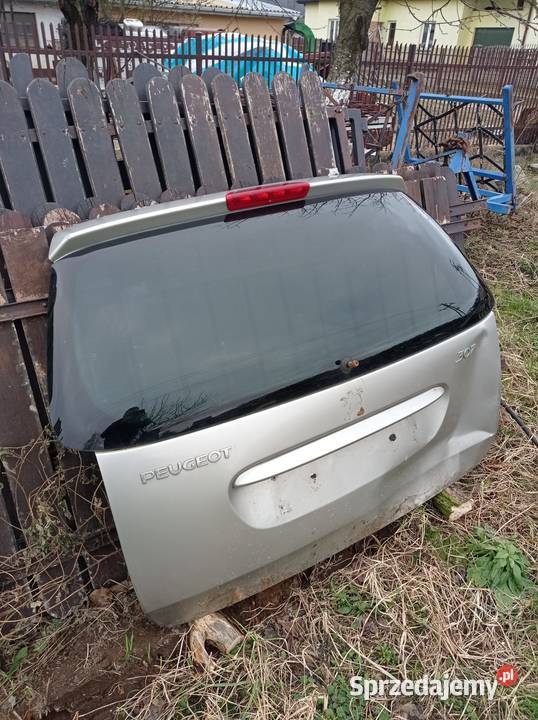 KLAPA TYŁ PEUGEOT 307 SVSZYBA Malinie