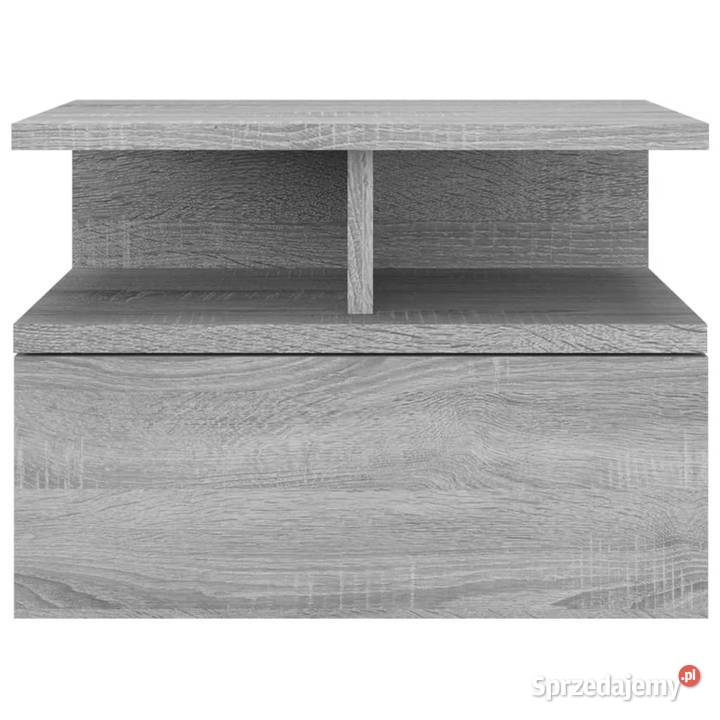 Wisząca szafka nocna szary dąb sonoma 40x31x27 mazowieckie Warszawa