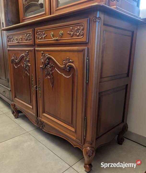 Piękny kredens ludwikowski czereśniasklep śląskie