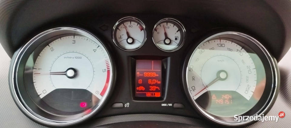 Peugeot 308 SW 16 HDI panorama świetny stan FV czujnik parkowania 308 Dąbrowa Górnicza
