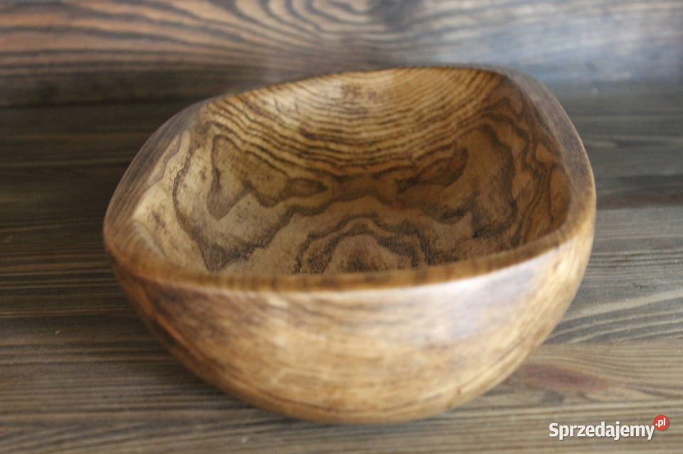 drewniana misa półmisek jesionowy