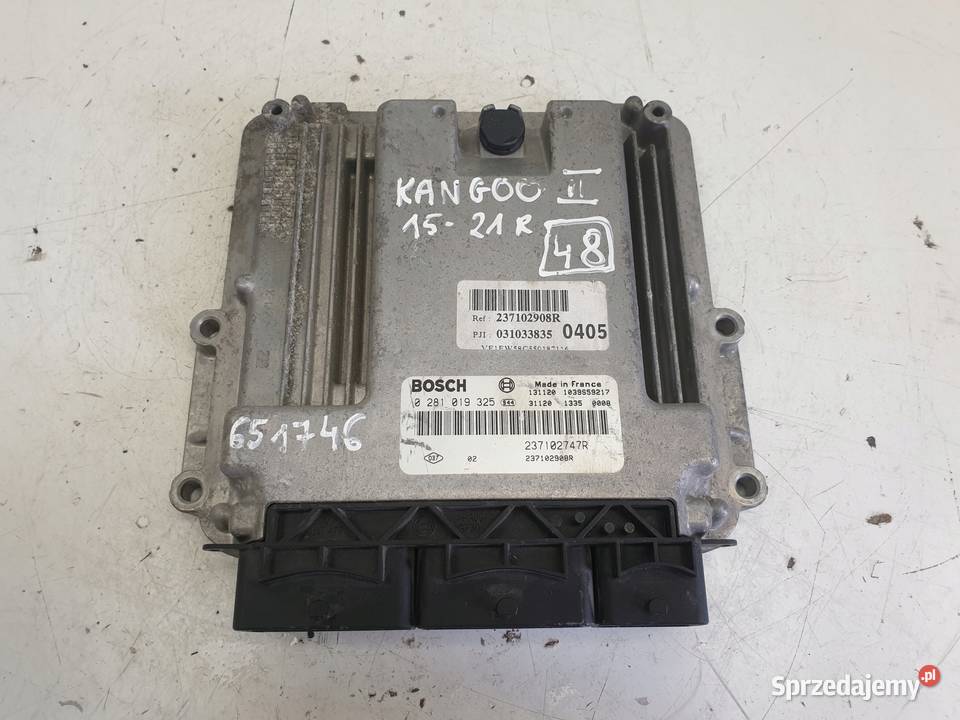 Renault Kangoo III 15 DCI STEROWNIK SILNIKA Chełm