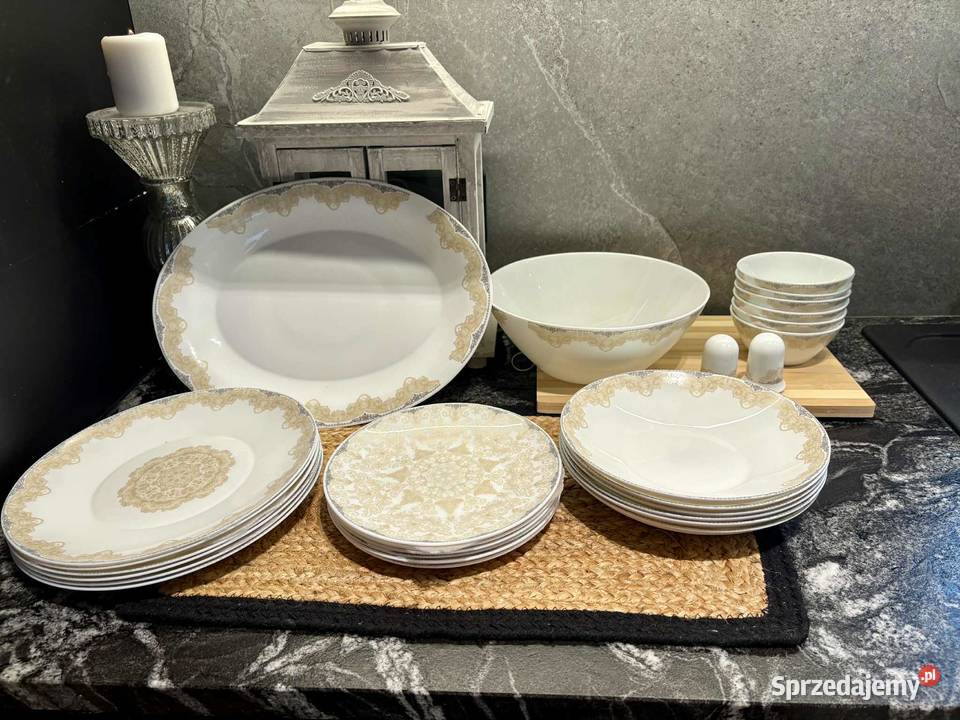199 Serwis obiadowy 28 elementów Królewski Zabrze