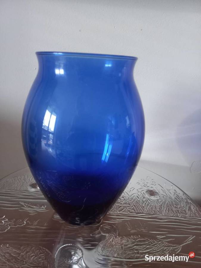 Wazon kobaltowy duży kujawsko-pomorskie Toruń