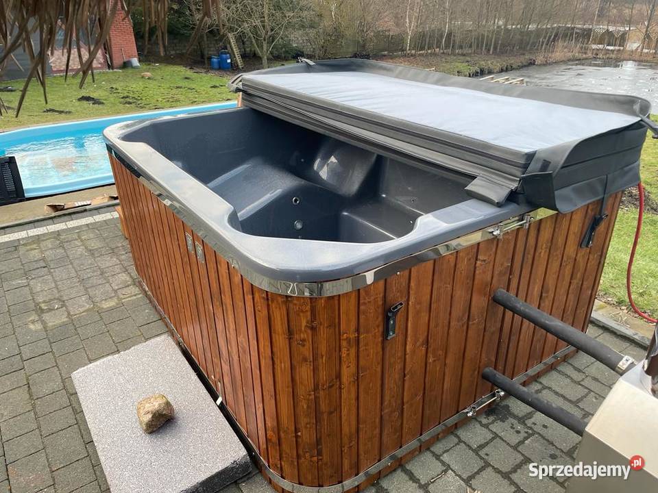 Beczka Kwadratowa Wellness XXL 6osób leżanka