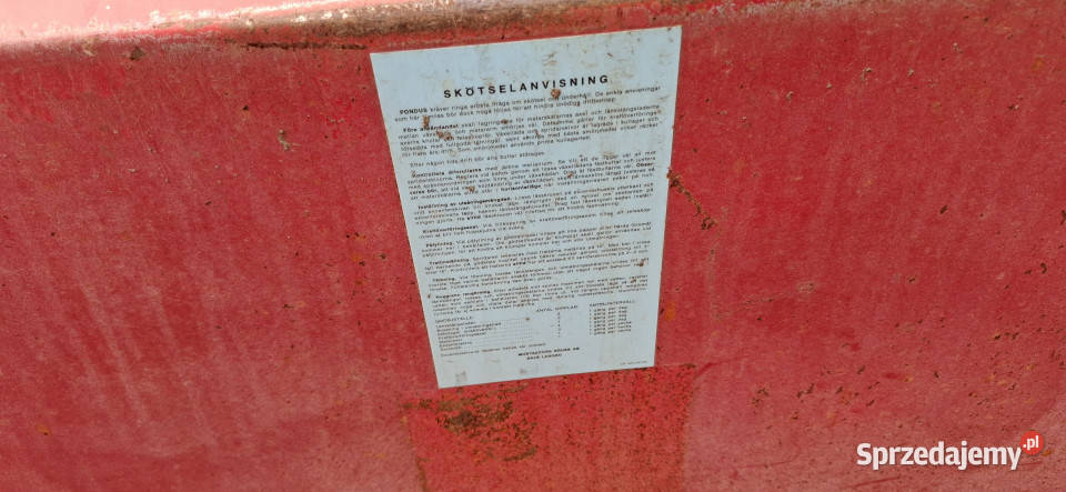 Rozsiewacz z Żurawiem do podnoszenia BigBagów z nieuszkodzony łódzkie Łosieniec