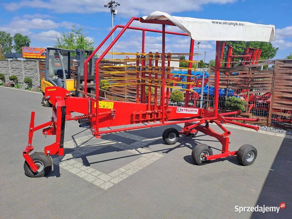 Zgrabiarka karuzelowa Strumyk Janpol transport nieuszkodzony Kajetanów Dolny