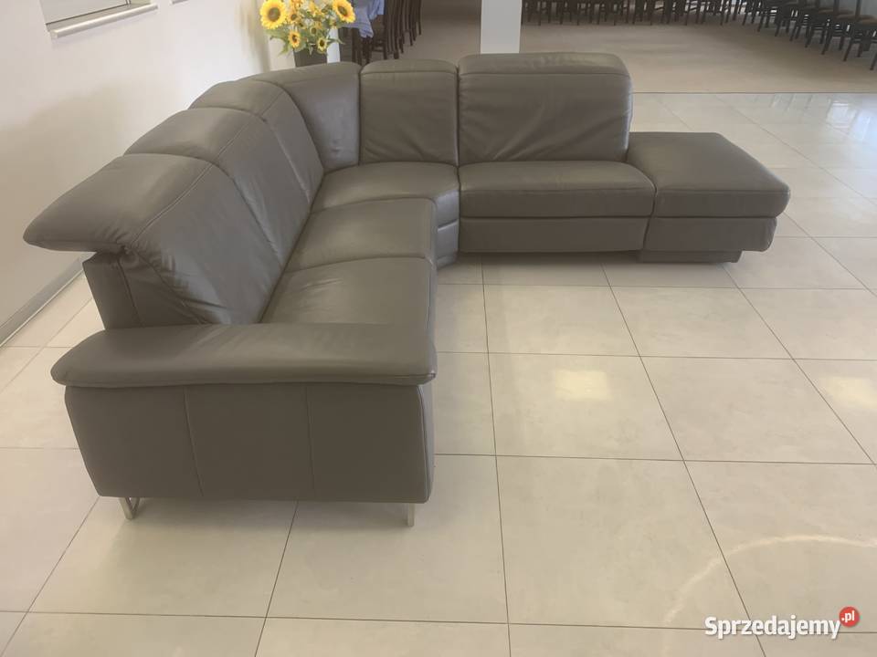 HIMOLLA NIEMIECKI NAROŻNIK SKÓRA NATURALNA śląskie Kalety