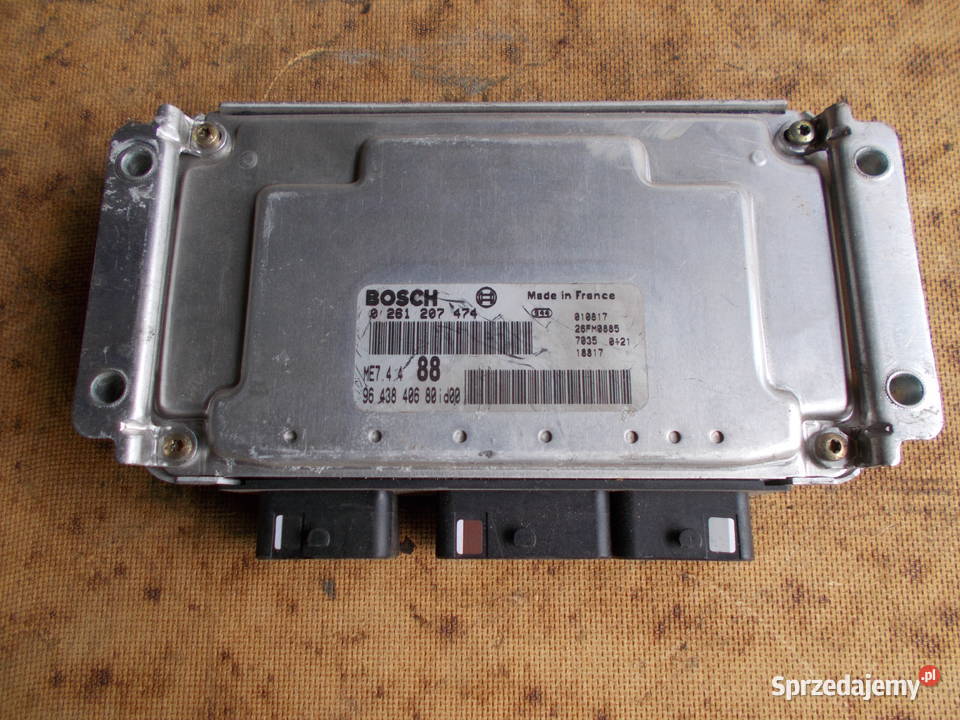peugeot 307 16 16v NFU 0261207474 komputer ME744 lubelskie Zamość