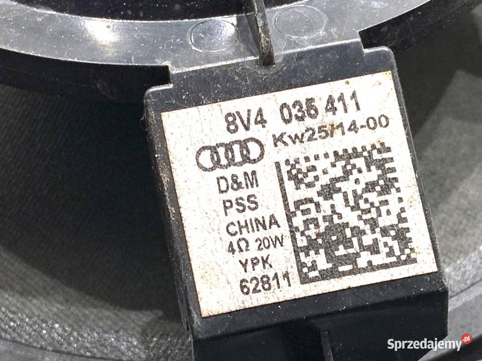 GŁOŚNIKI KOMPLET AUDI A3 8V 8V4035411 Sprzęt audio fabryczny sprzedam