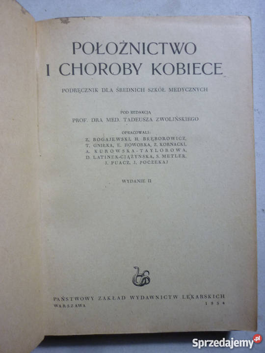 POŁOŻNICTWO CHOROBY KOBIECE ZWOLIŃSKI lubuskie Zielona Góra sprzedam