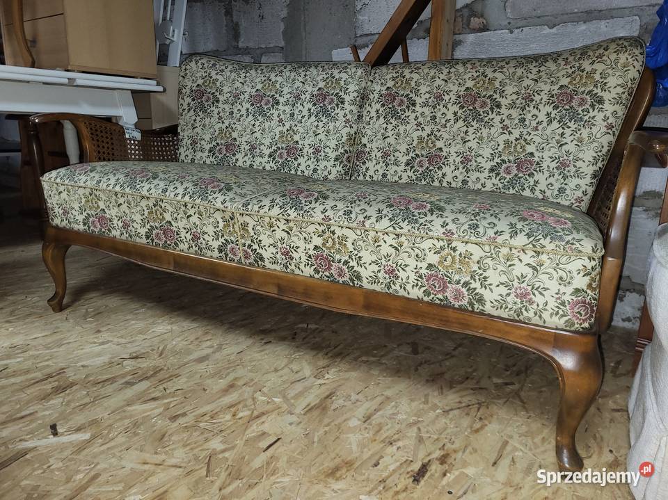 Sofa stylowa 3 osobowa vintage antyk chippendale Sypniewo sprzedam