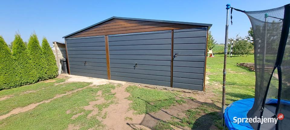 Garaż Blaszany ZŁOTY DĄB Garaże Wiaty HaleWIATA samodzielny Żywiec
