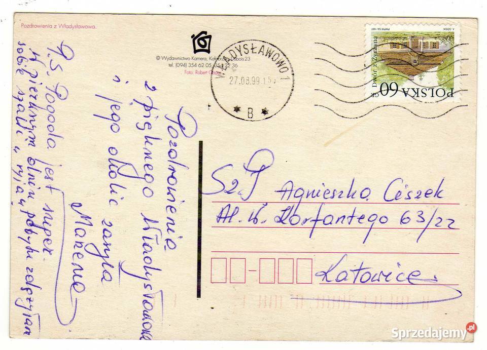 WŁADYSŁAWOWO 2 POCZTÓWKA WIELOWIDOKOWA świętokrzyskie Krynki sprzedam