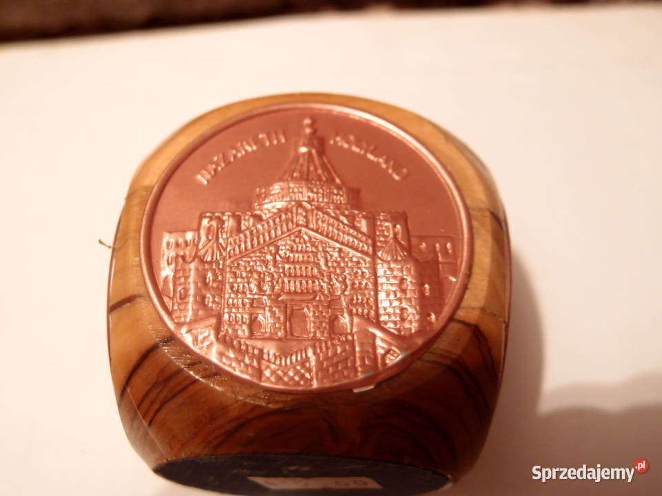 Pamiątka drewniana kostka Jarusalem Ziemia Pozostałe łódzkie Łódź sprzedam