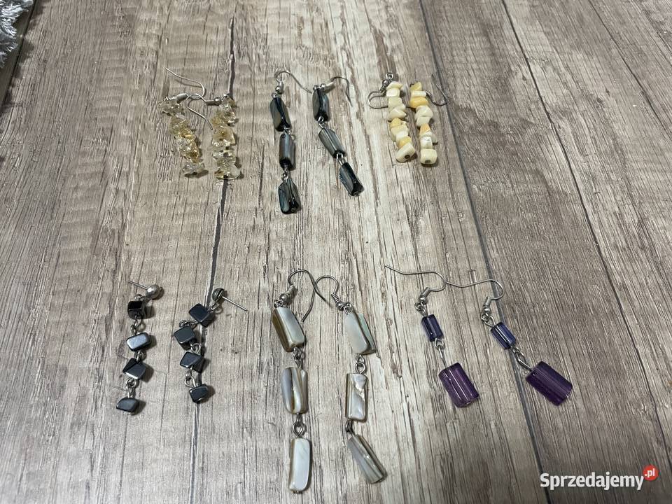 Kolczyki zestaw 12 sztuk Kolczyki lubelskie Chełm