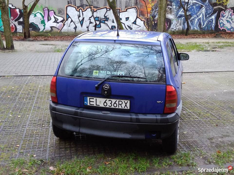 Opel Corsa B 10 12v 1998r kupiony w Polsce Łódź