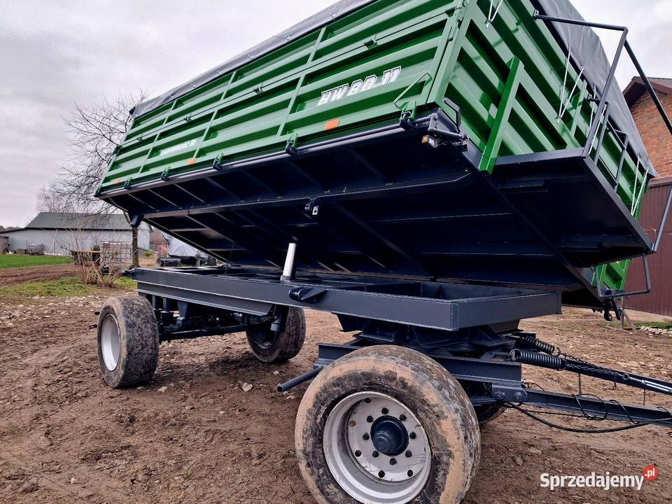 Przyczepa HL8011 wywrot trzy stronny Przyczepy rolnicze Piotrkówek