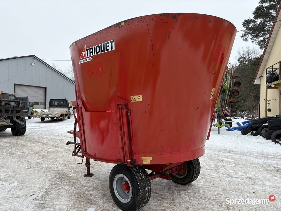 Wóz paszowy Trioliet Solomix 10m3 paszowóz Myszyniec