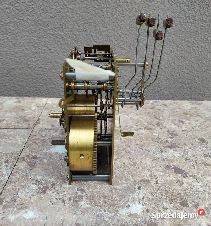 592 Mechanizm starego zegara ściennego HAU Tczew sprzedam