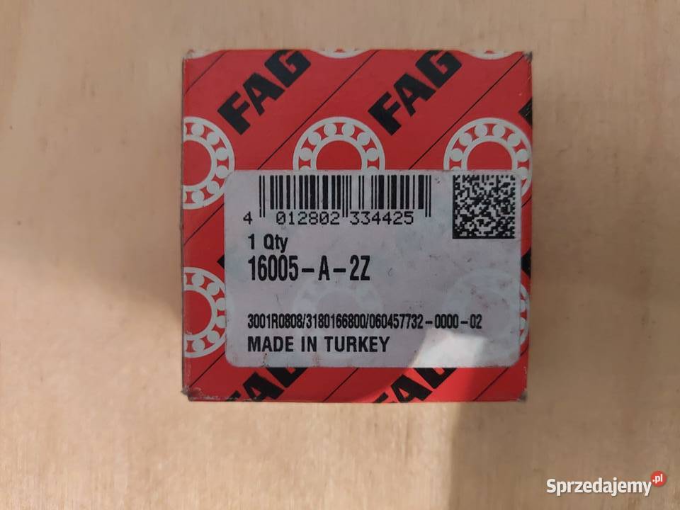 łożysko FAG 16005 A 2z małopolskie Kraków