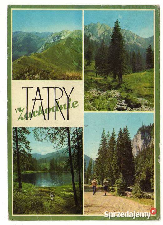 TATRY ZACHODNIE 1 POCZTÓWKA WIELOWIDOKOWA Krynki