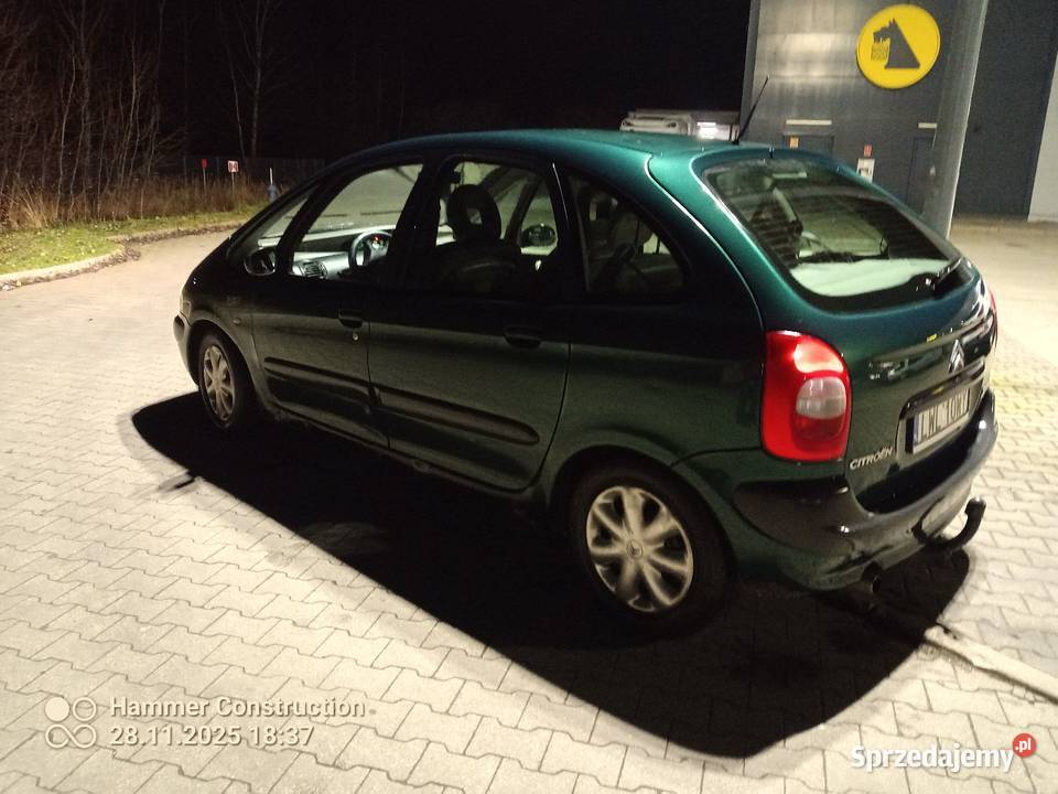 Citroen Xsara Picasso 2002r 18 bgaz sekwencja Rok produkcji 2002