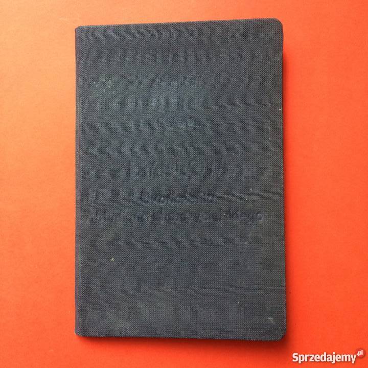 932 Dyplom Ukończenia Studium Nauczycielskiego Szczecin