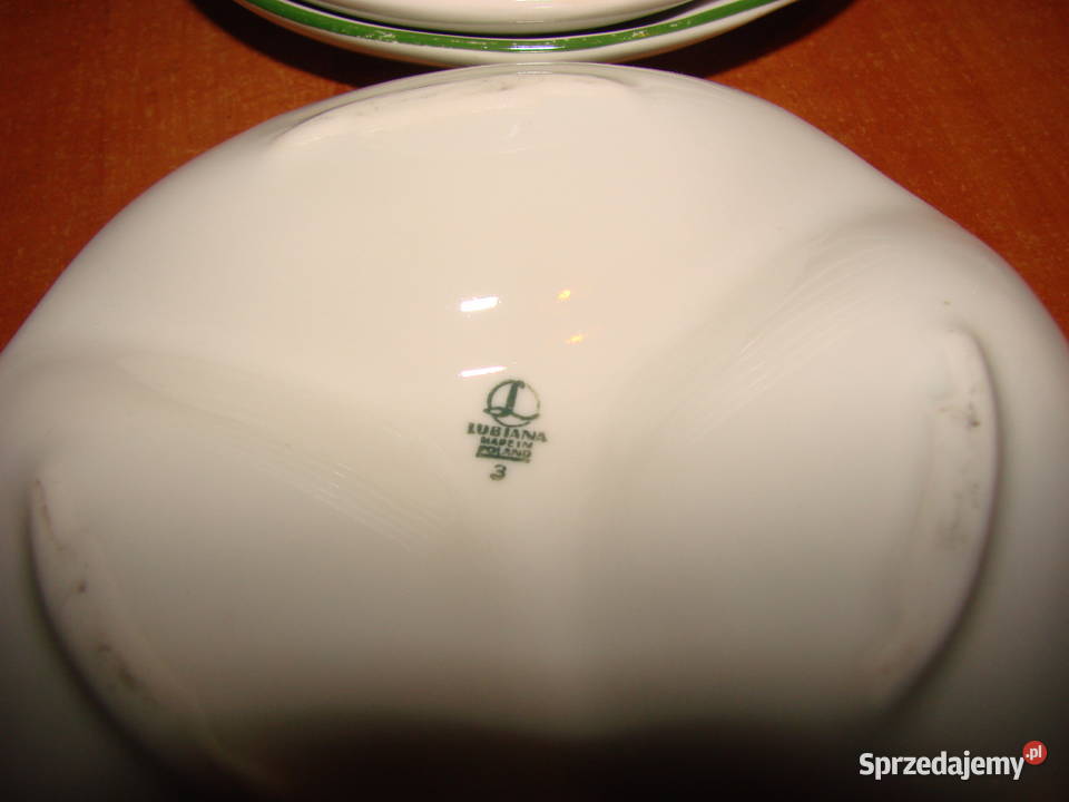 Lubiana trójdzielny talerzyk MSW PRL