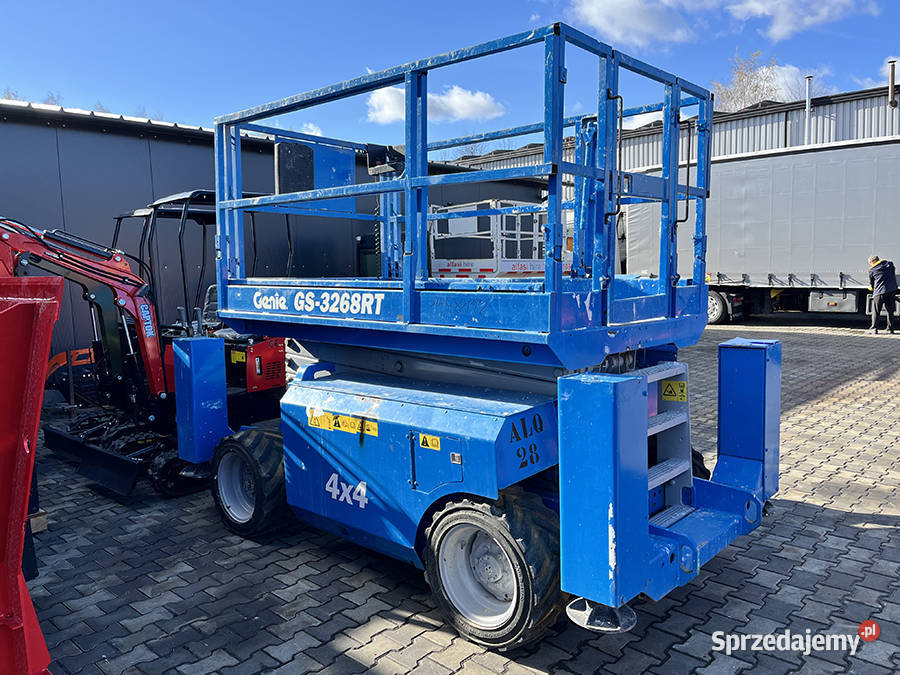 Zwyżka nożycowa terenowa Genie GS3268 1175 m 3667h Kęty