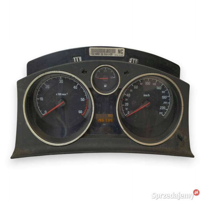 LICZNIK ZEGARY 13216660 NC Opel Astra H Zafira B lubelskie Chełm