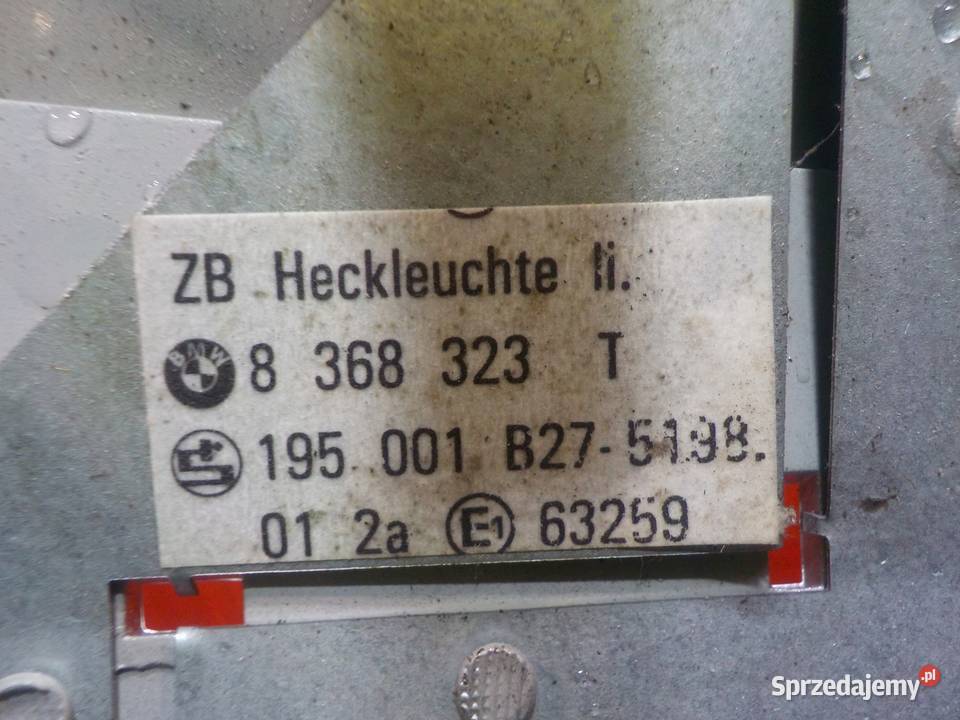 BMW 3 E36 9099 4D lampa lewa tyl 8368323T mazowieckie Suków