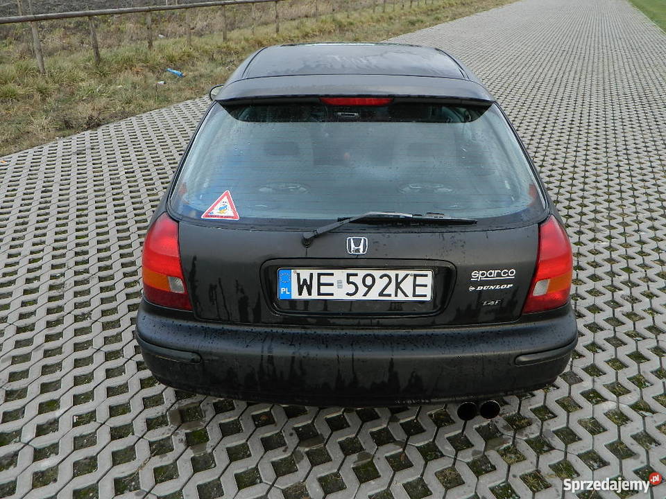 Honda Civic EJ9 3d czarny mat szyberdach Civic