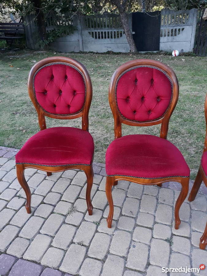 Krzesla ludwikowskie Medaliony krzesla Tarnogród